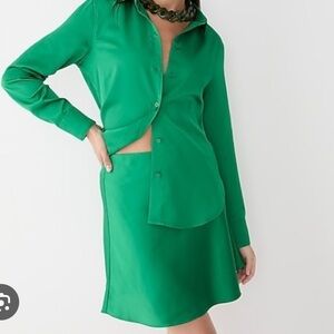 NWT J.Crew Mini Gwen Slip Skirt - Size Medium